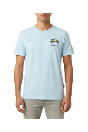 Portofino Man Cotton T-Shirt With Front Print MC2 SAINT BARTH | T-Shirt | POT000103321L